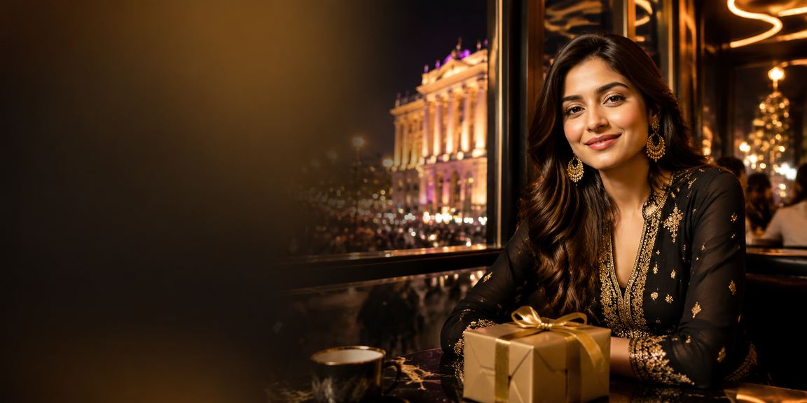 Festive red envelope bonus promotion at Connaught Place, Delhi